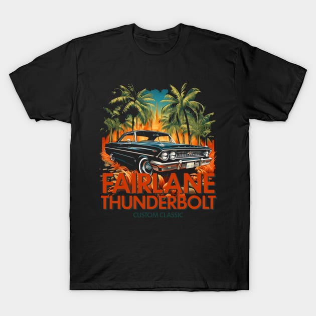 Classic Fairlane Thunderbolt T-Shirt by Quotee